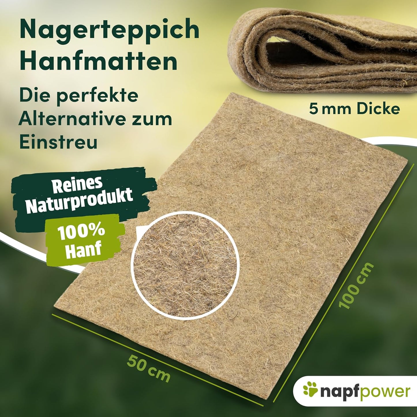 5-teiliges Nagermatten-Set, 5er Set