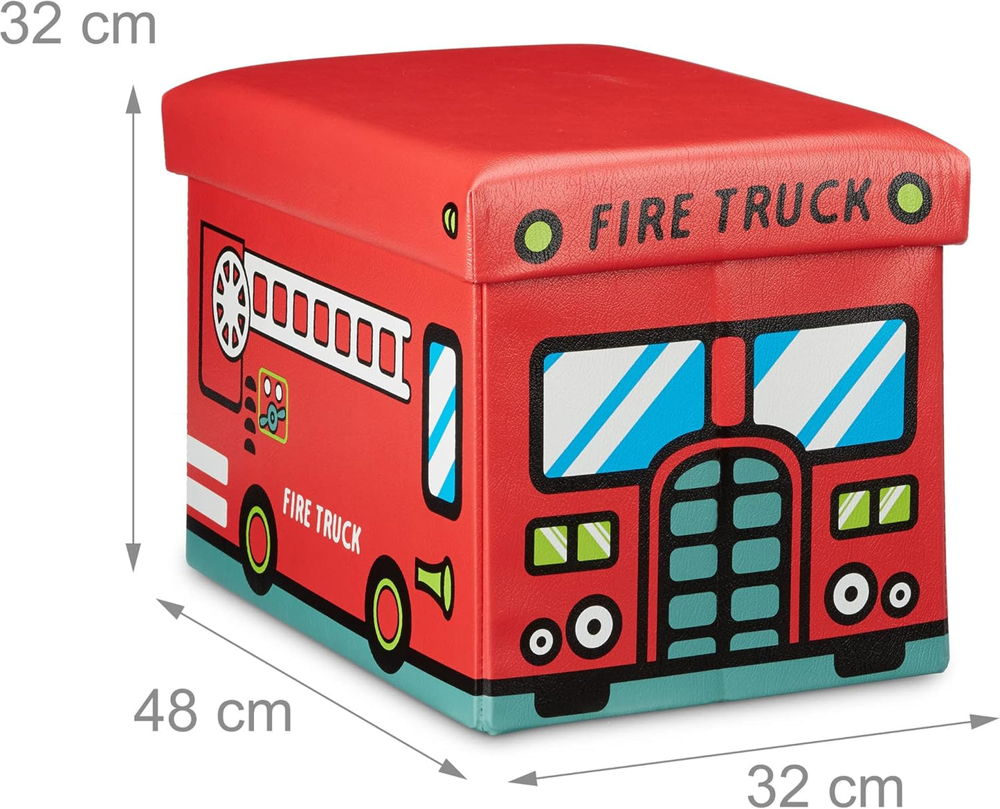 Faltbare Spielzeugkiste, Fire Truck