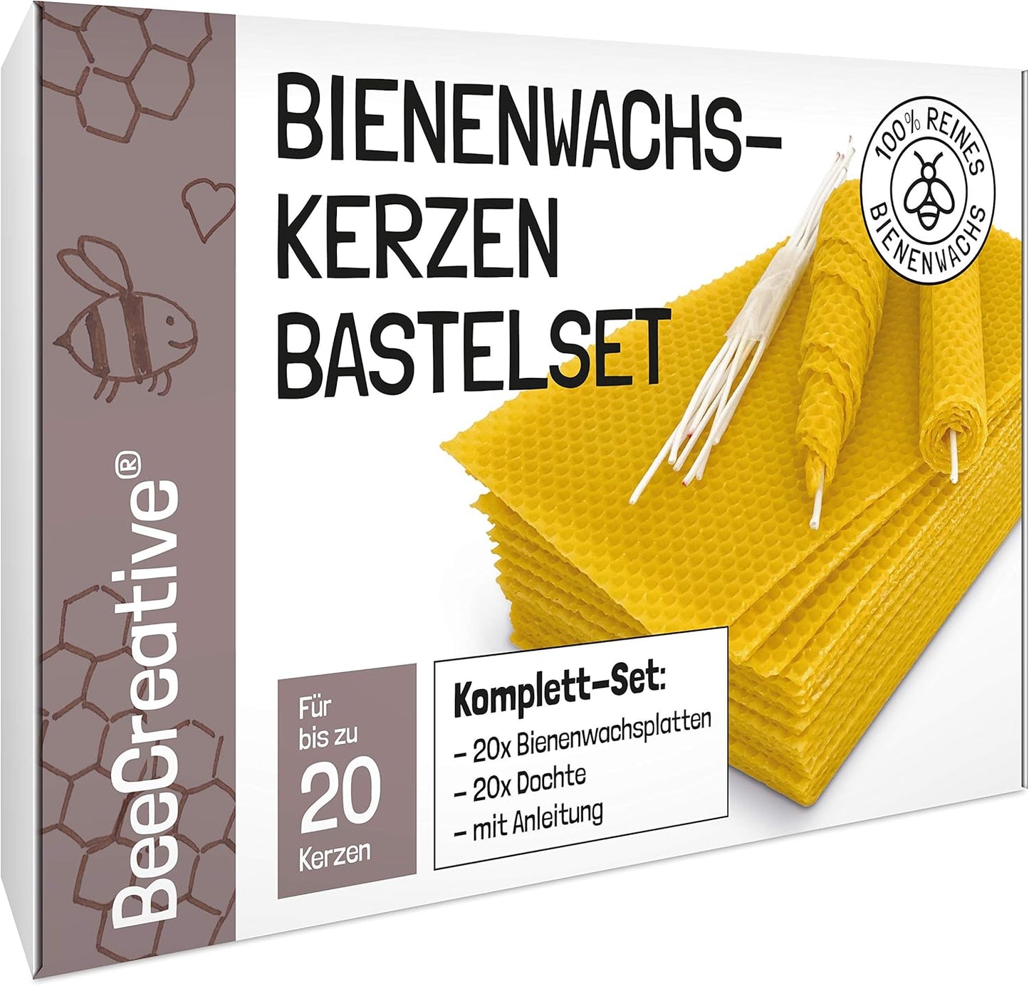 Bienenwachskerzen Bastelset