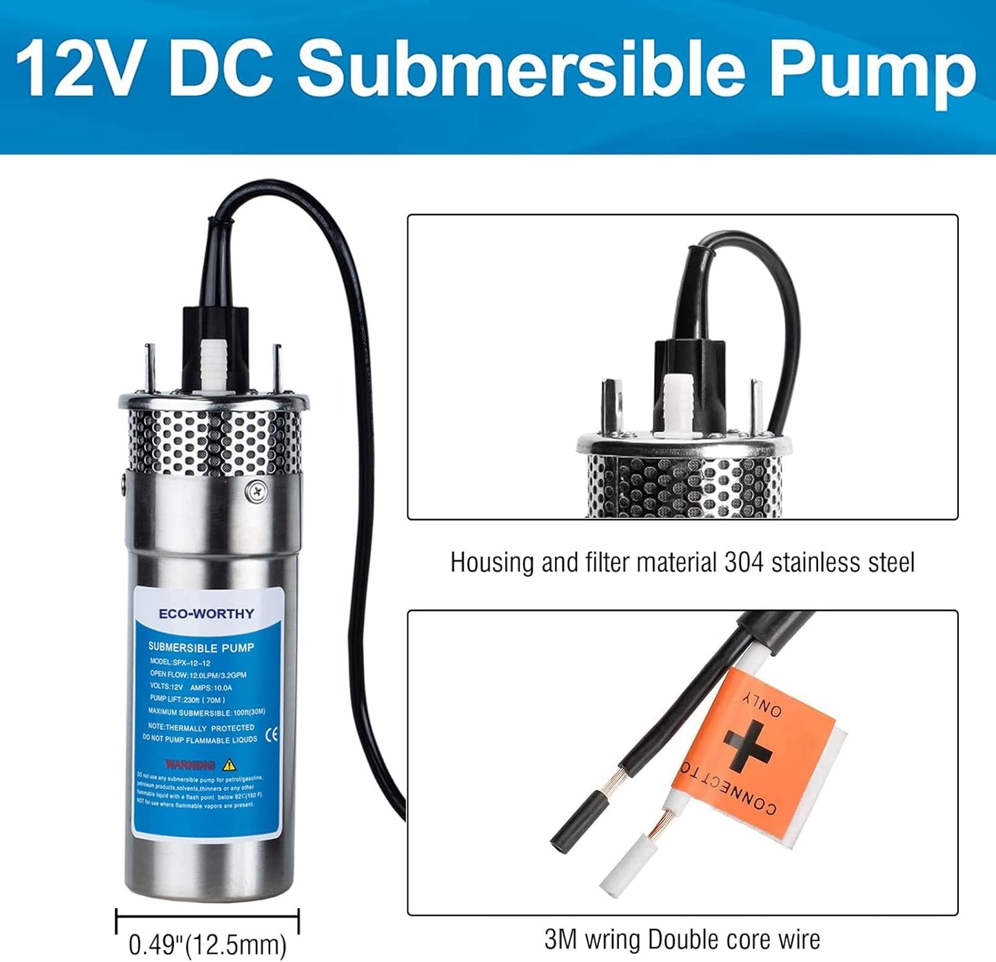 Tauchpumpe, 12v Pump(120w)