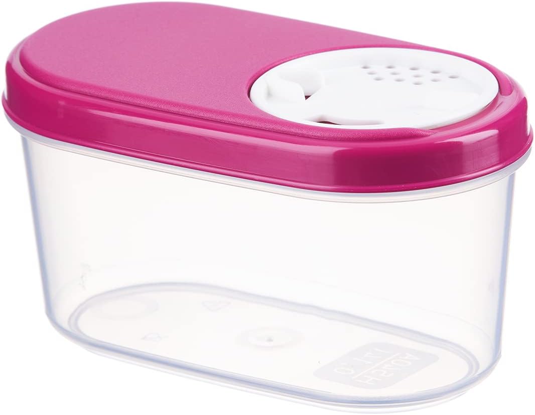 12er-Set Luftdichte Schüttdosen für Gewürze, 0,14l (12 pièces) Rosa
