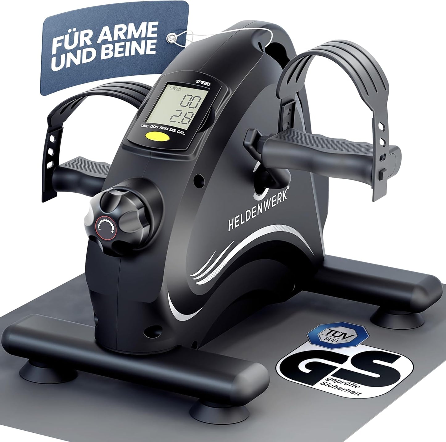Pedaltrainer Basic Set mit Anti-Rutschmatte