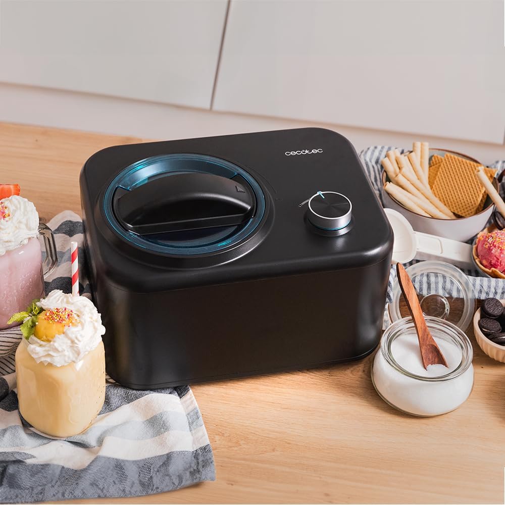 Gelacy 800 - Eismaschine, 0,8 L Schwarz