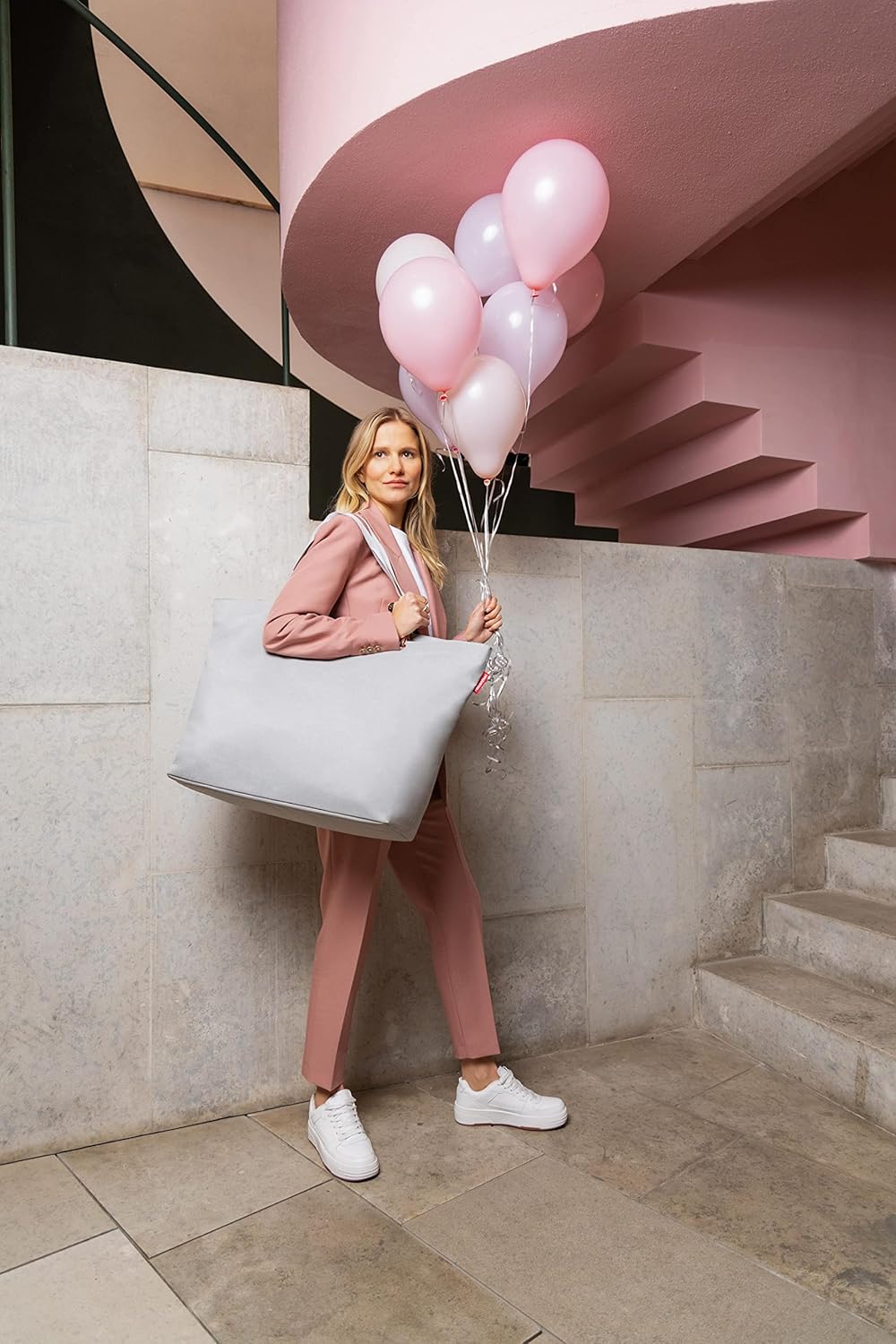 Shopper XL Twist Sky Rose, Sky Rose