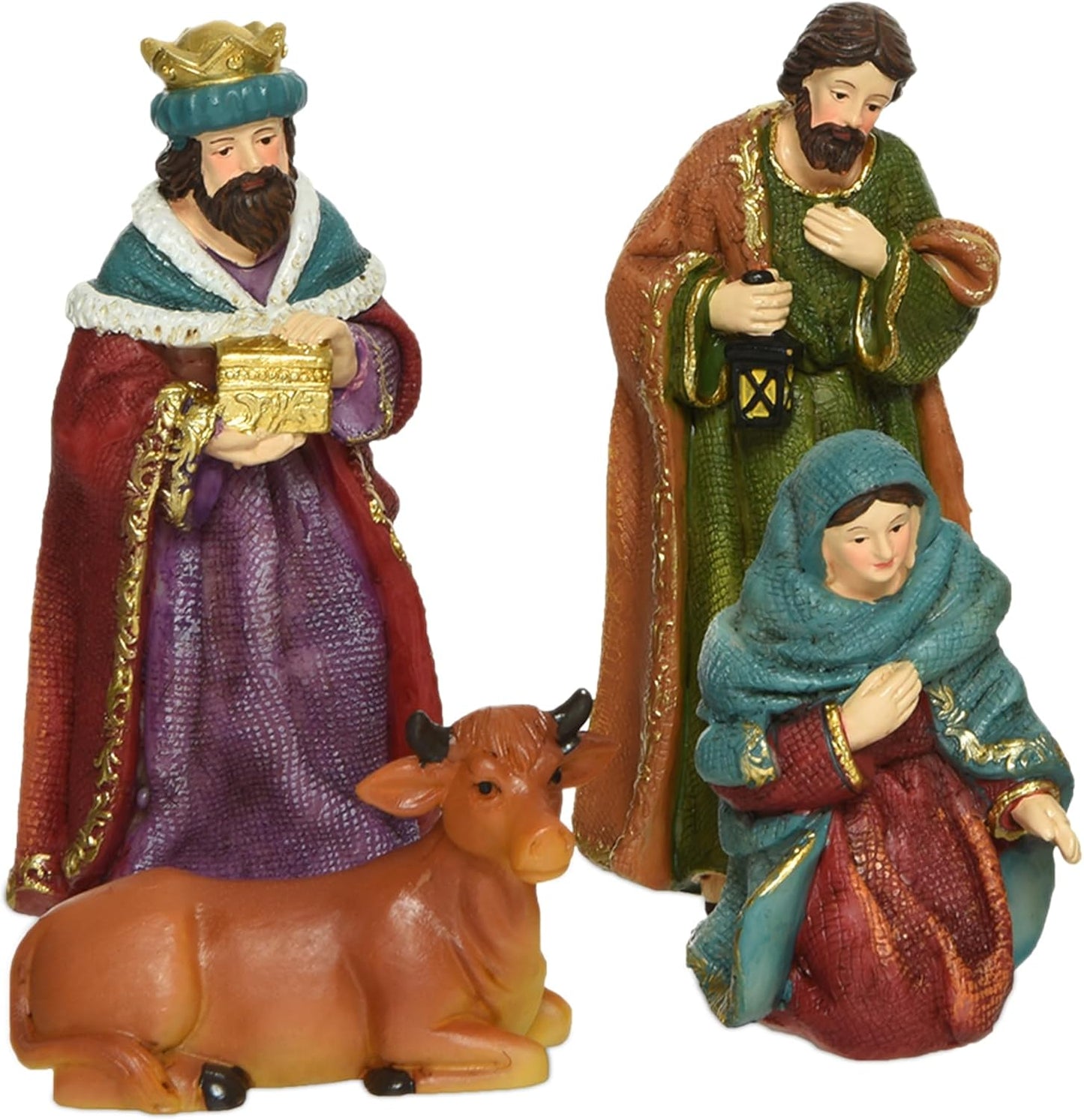 10-teiliges Weihnachtskrippenfiguren-Set