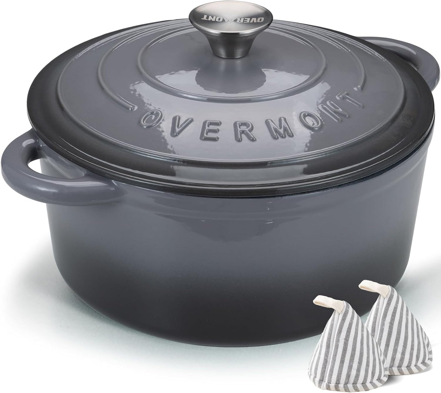Schmortopf mit Deckel, 26cm-5.2L Grau