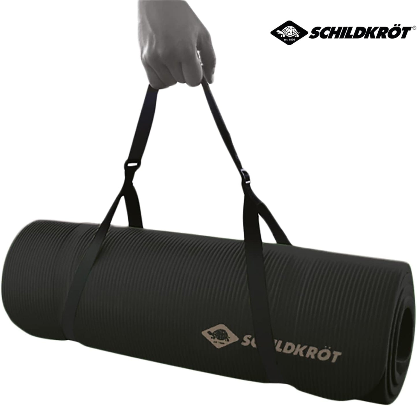 Fitnessmatte, Schwarz, 960160