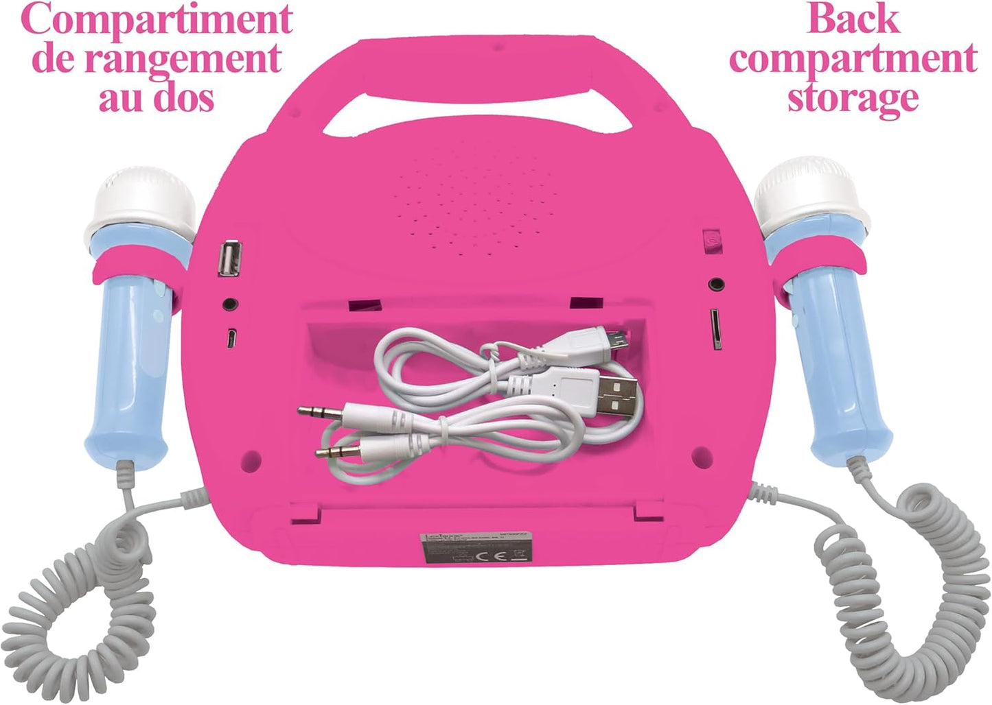 Light Bluetooth-Lautsprecher mit Lichtern und Mikrofonen, Barbie