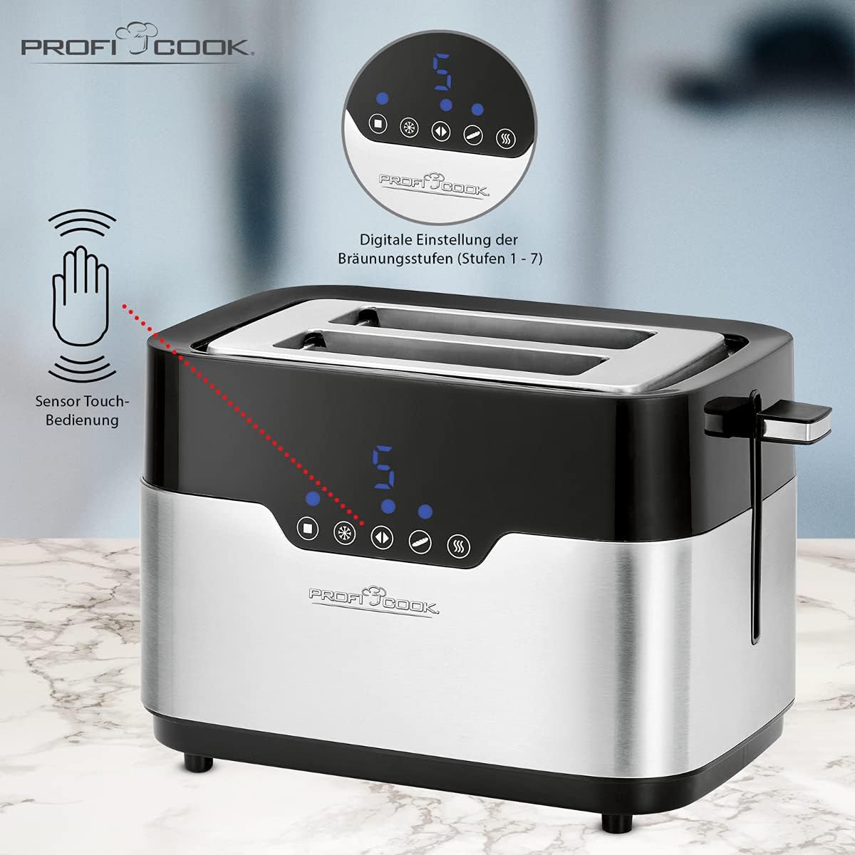 PC TA 1170, PC-TA 1170 inox Sensor Touch
