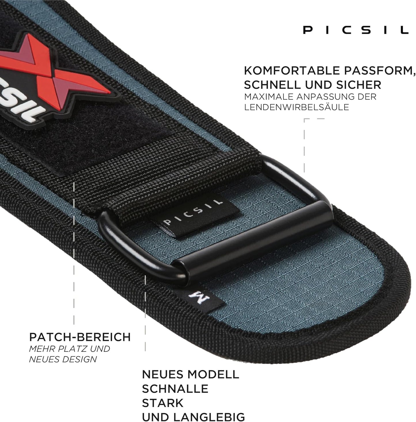 Lendengürtel für Gewichtheben, XL Grün