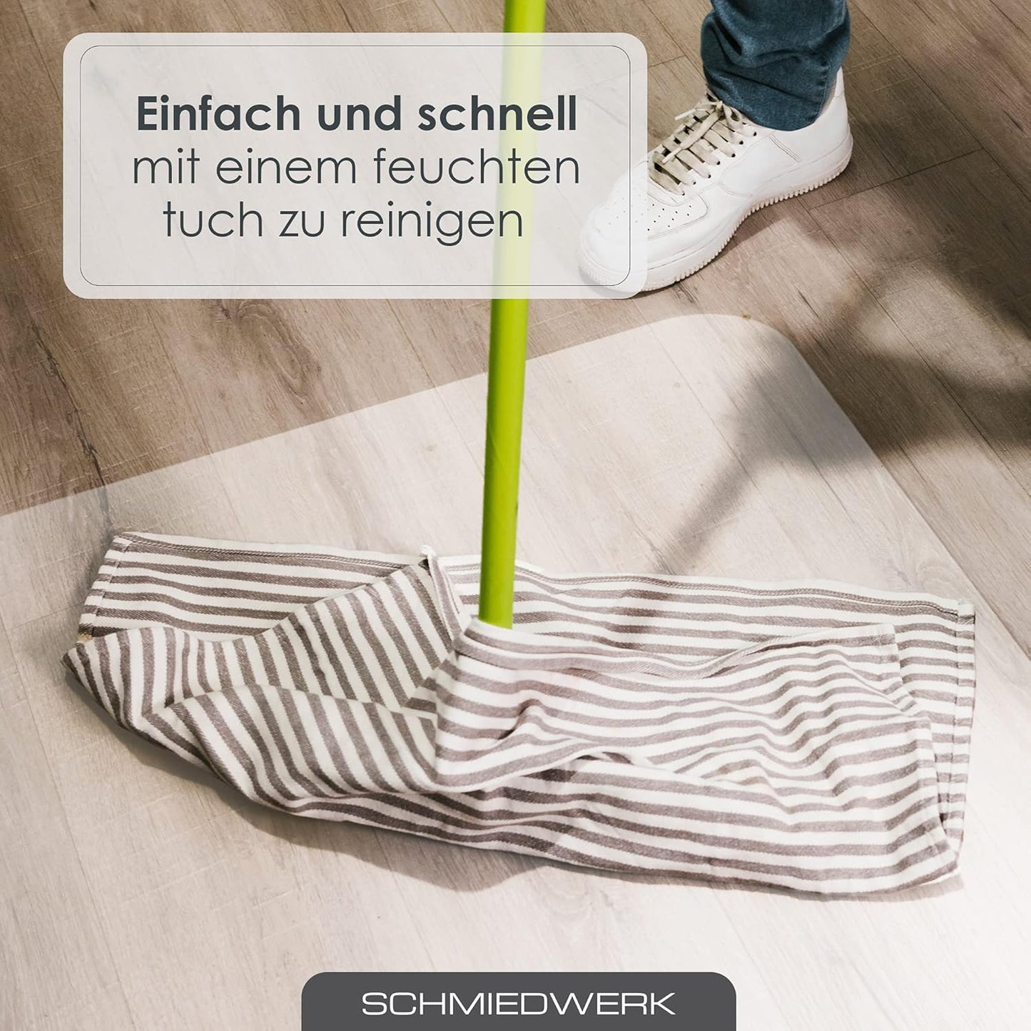 Bodenschutzmatte für Fitnessgeräte, Transparent 120 x 120 cm