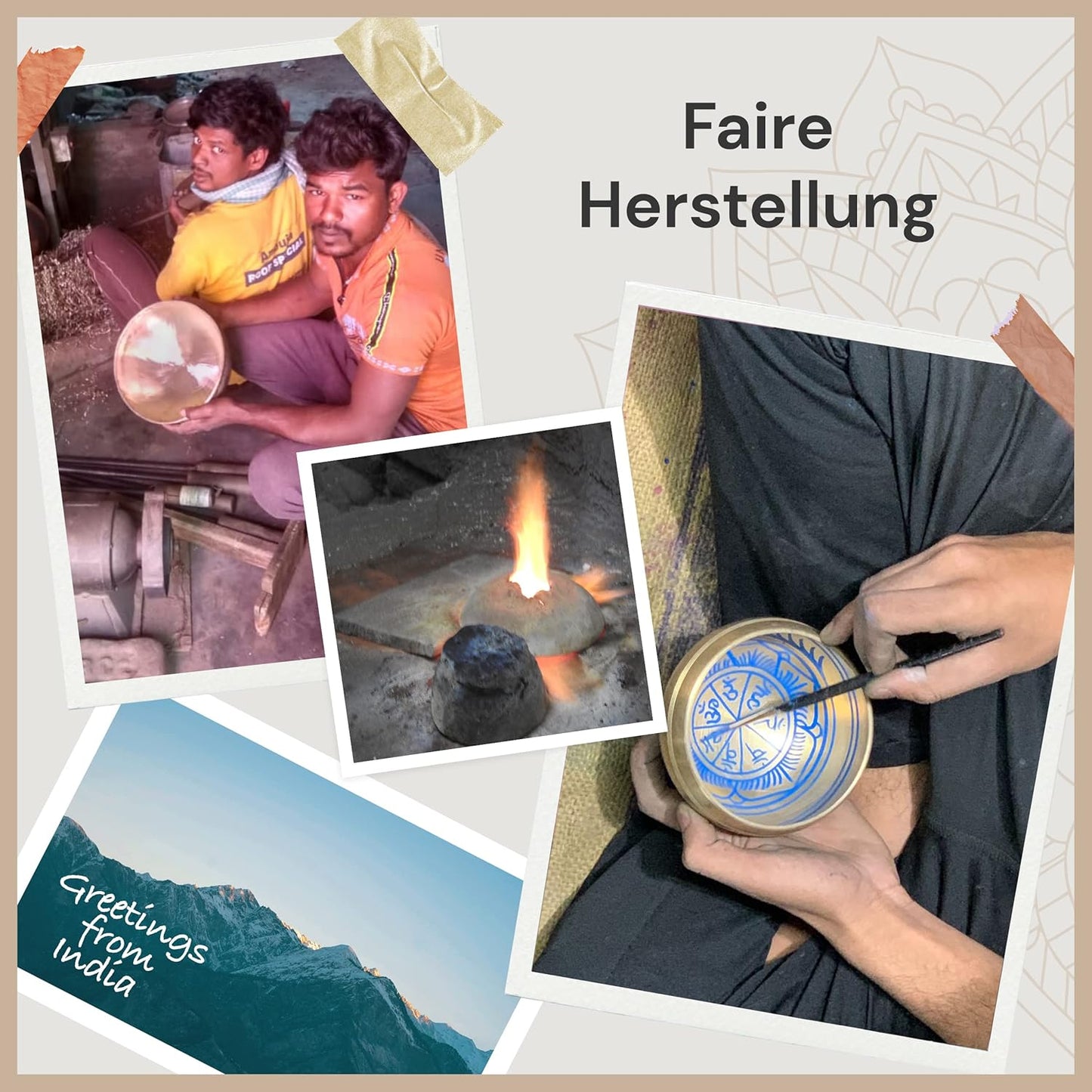 Klangschalen-Set für Meditation und Entspannung