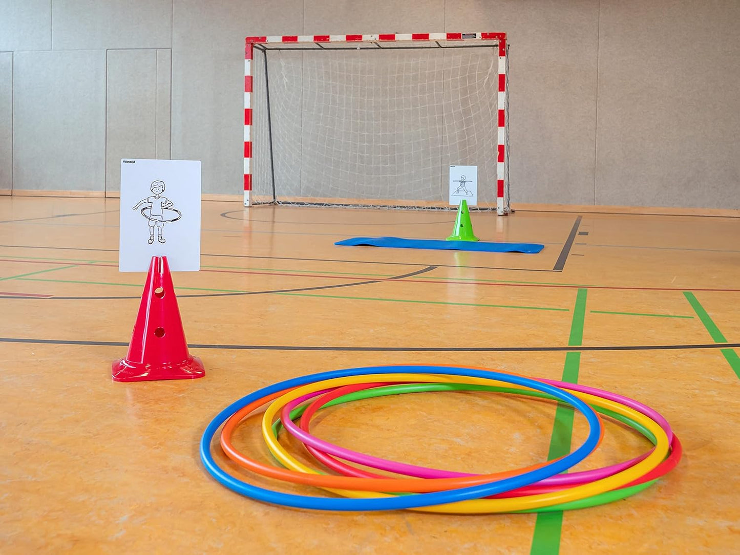 6-teiliges Hula-Hoop-Reifen-Set