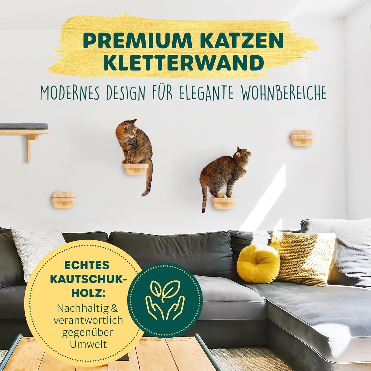 Katzentreppen mit 3 Stufen, 3x Stufen M