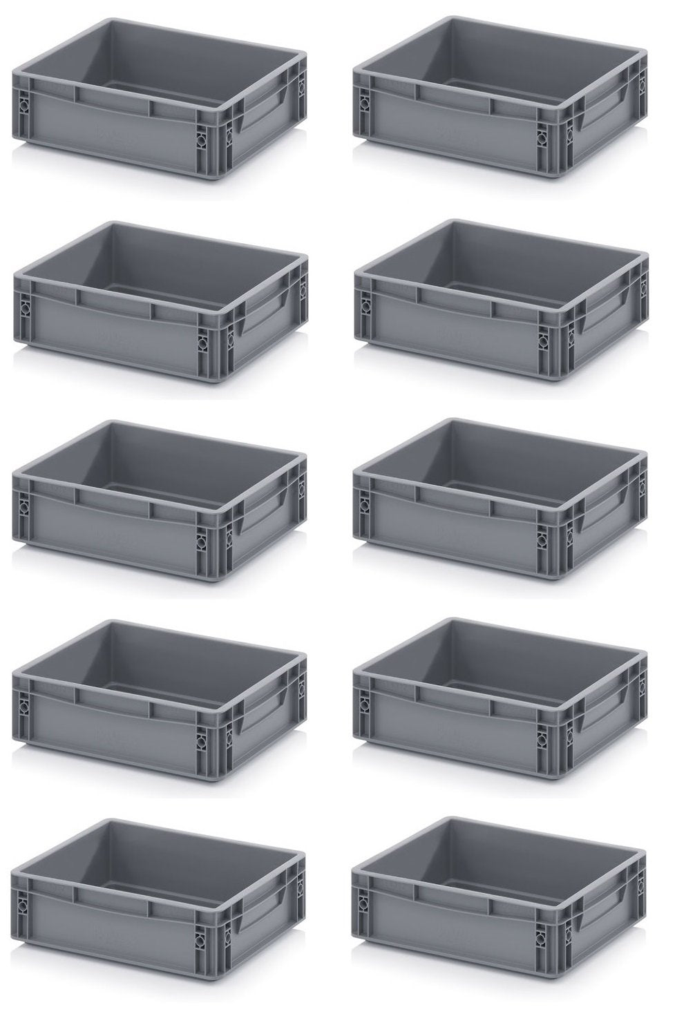 10-teiliges Eurobehälter-Set, inkl. Zollstock, 10