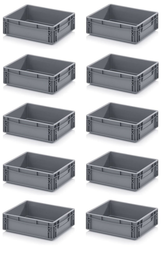10-teiliges Eurobehälter-Set, inkl. Zollstock, 10