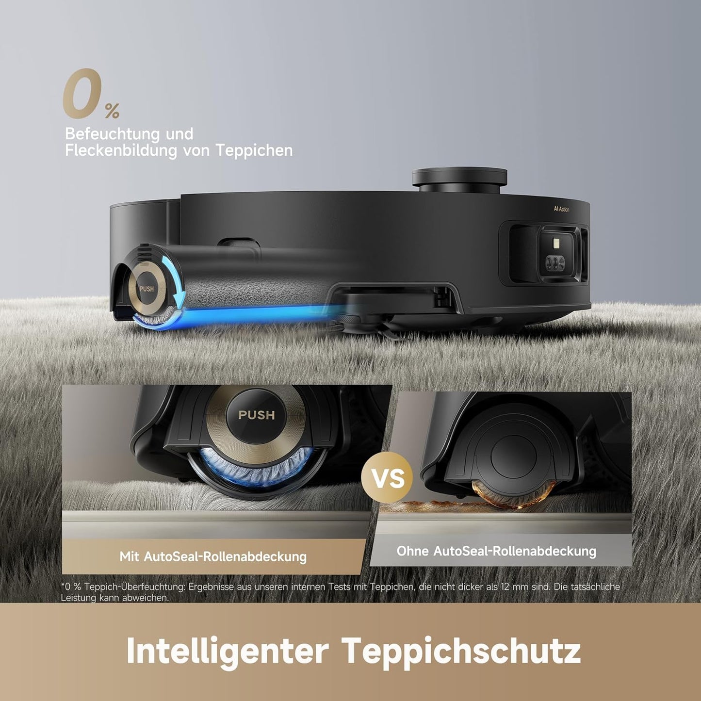 Aqua10 Roller-Saugroboter mit Wischfunktion, Aqua10 Roller