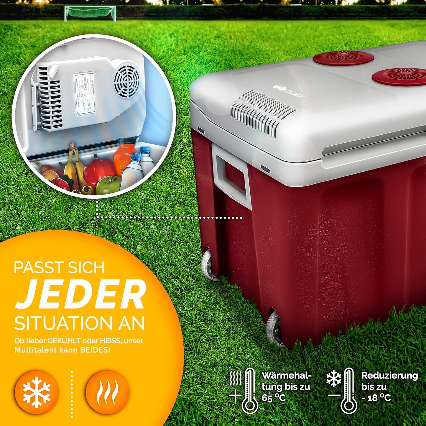 Elektrische Thermobox, Rot