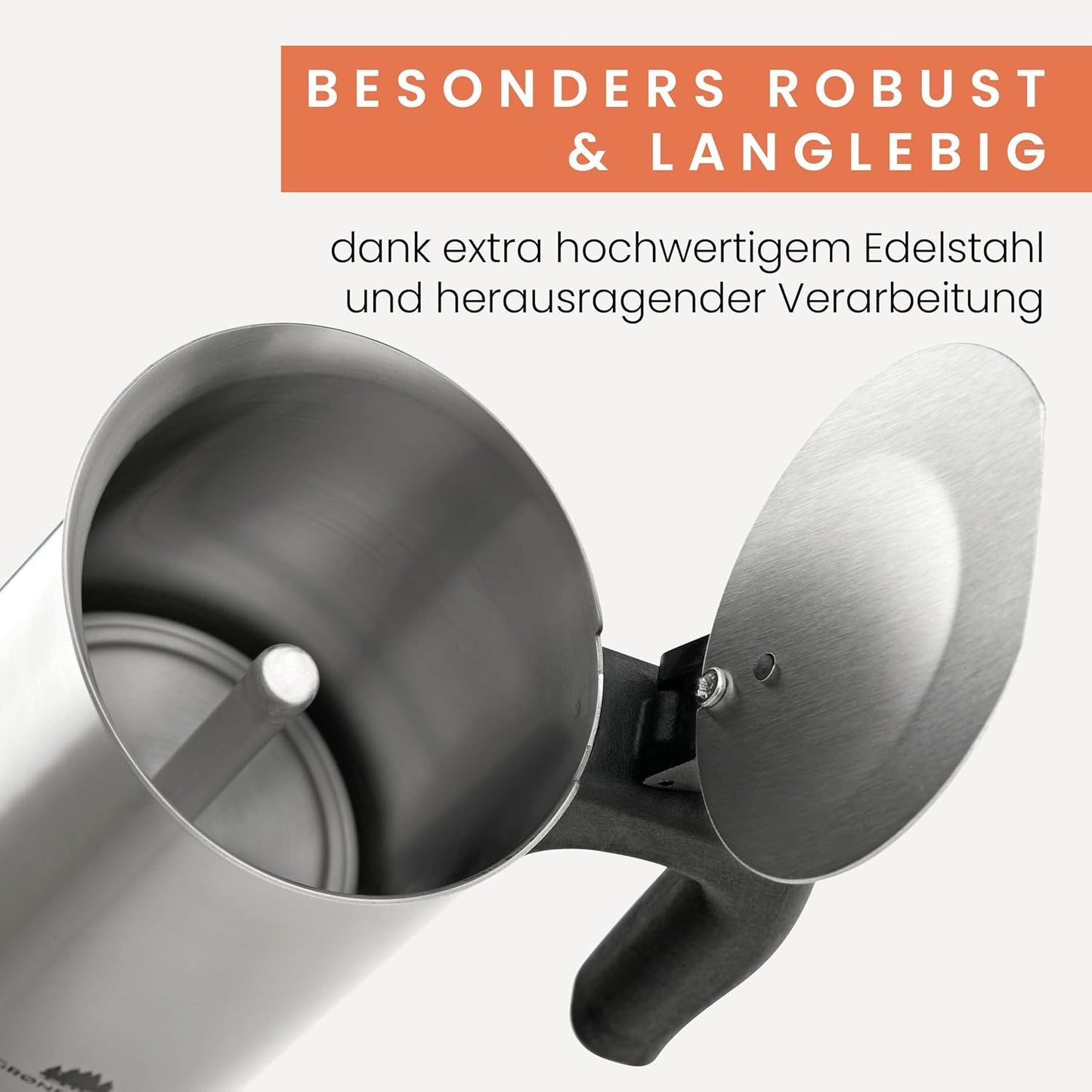 Espressokocher für 4 Tassen, 4 Tassen (200ml)