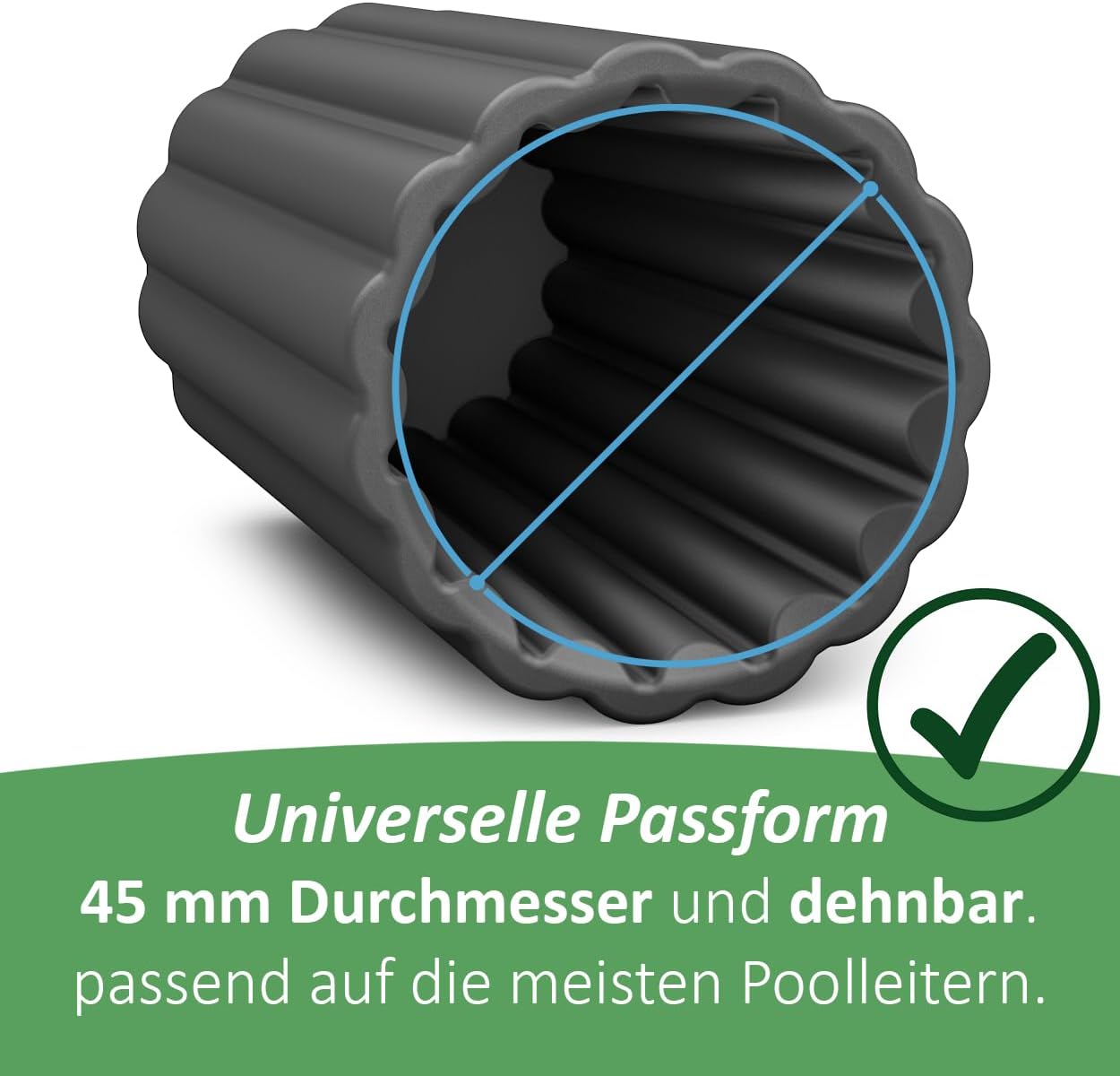 Schutzkappen für Poolleiterfüsse