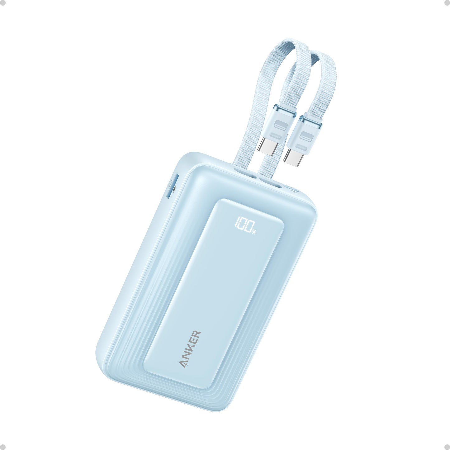 Zolo Schnelllade-Powerbank A110M, USB-C/A Ports, Blue