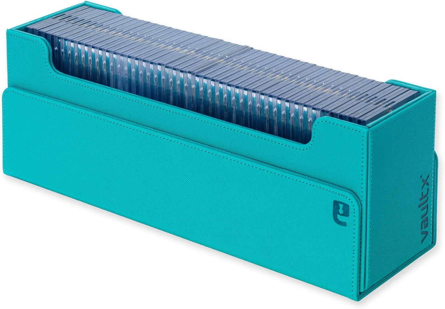 Aufbewahrungsbox für Trading Cards, mit Trennwänden, Teal