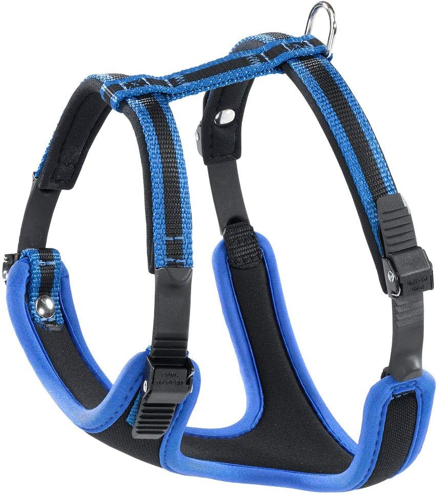 Verstellbares Ergocomfort Hundegeschirr, Halsumfang: 37-47 cm/ Brustumfang: 55-65 cm, blau