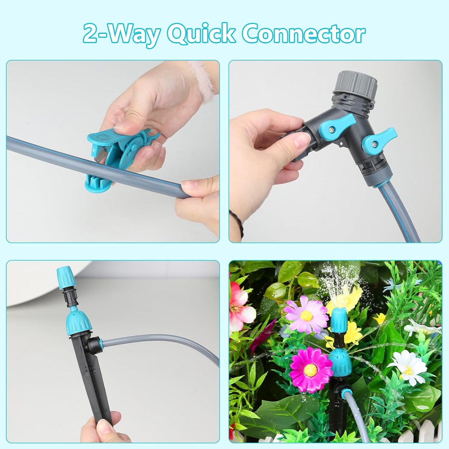 Automatisches Gartenbewässerungssystem mit LCD-Display