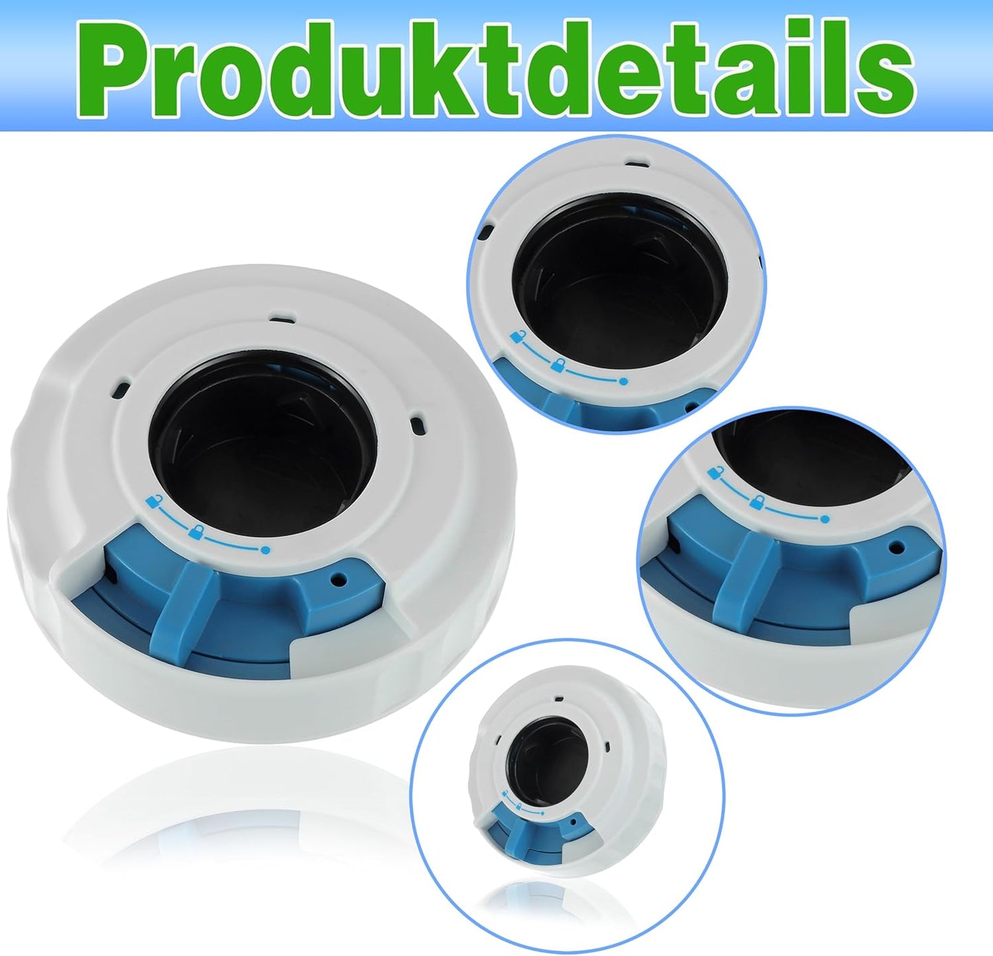 Ersatzdeckel für Ninja Creami NC700/NC701 Eismaschine, ohne Paddel