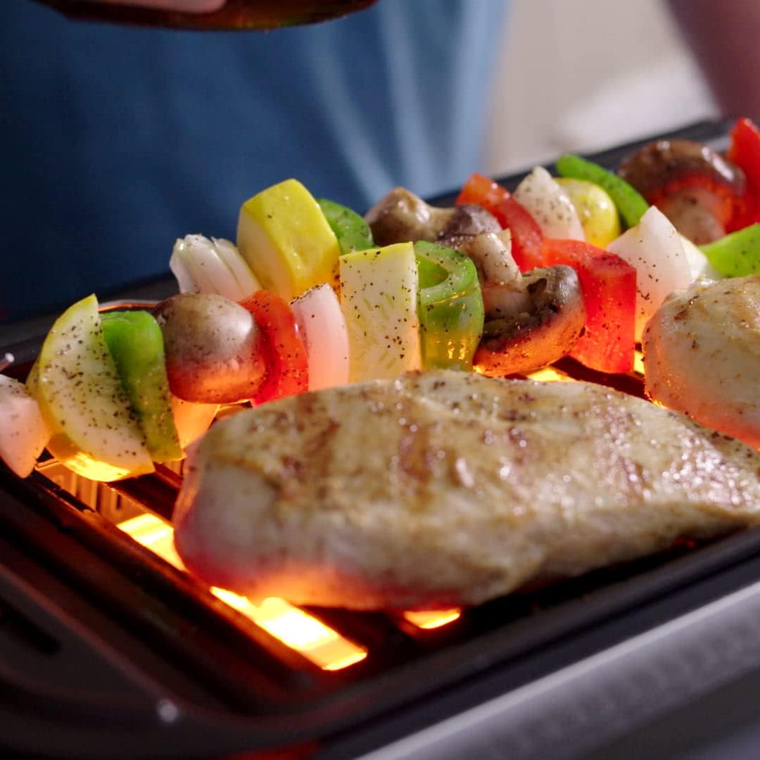 Rotisserie Chef Indoorgrill mit Drehspiess