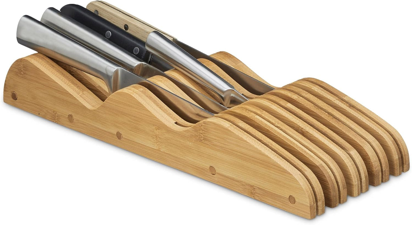 Messerblock für die Schublade, 9 Messer