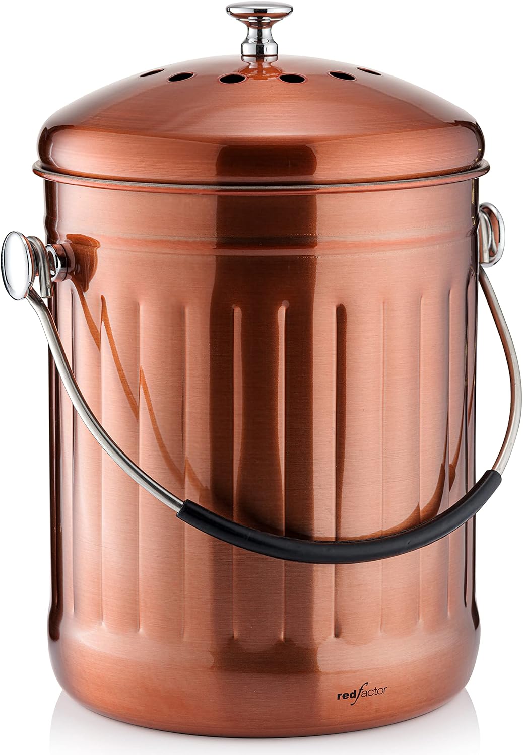 Kompostbehälter, Matt Kupfer 5 Liter
