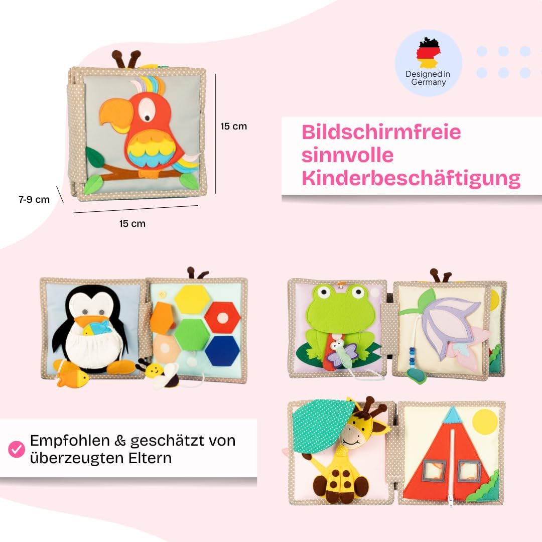 Mini Quiet Book Montessori Spielzeug