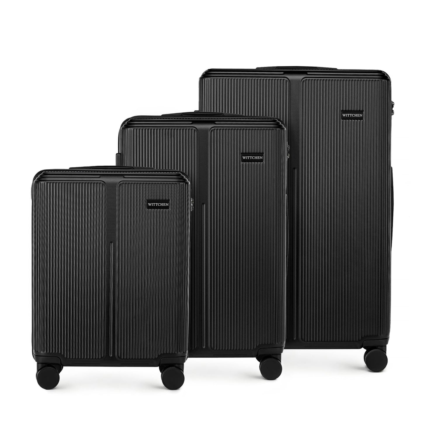 Stripes Line Kofferset 3-teilig (M, L, XL), Schwarz Kofferset (M, L, XL)
