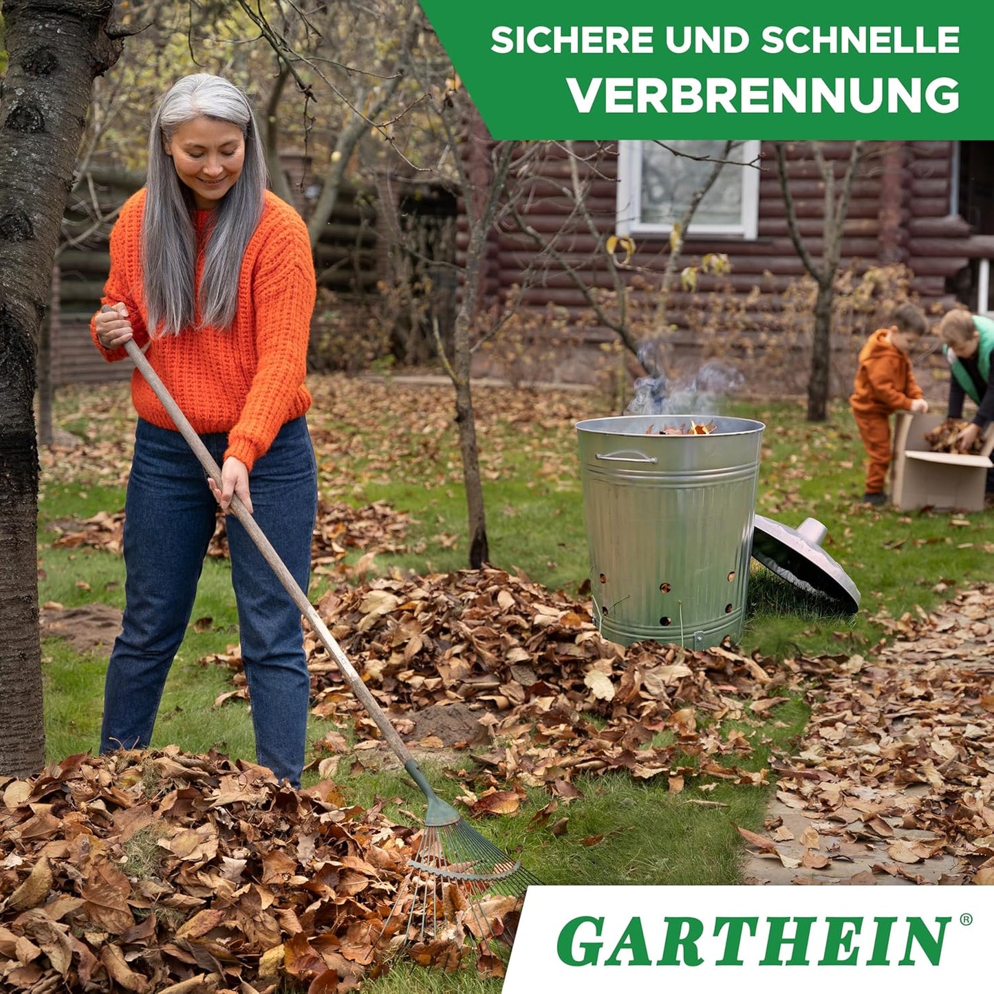 Feuertonne für Gartenabfall, Feuertonne