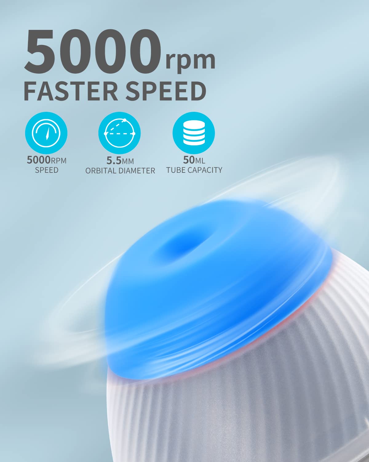 Mini Vortex Mixer, Blau