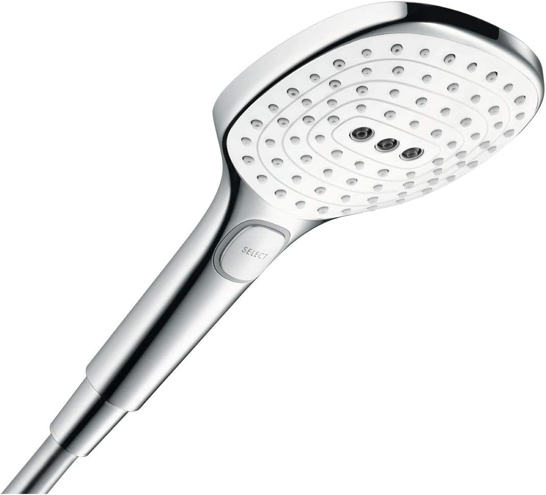 Duschkopf Raindance Select E 120, Weiss/Chrom / 3 Strahlarten