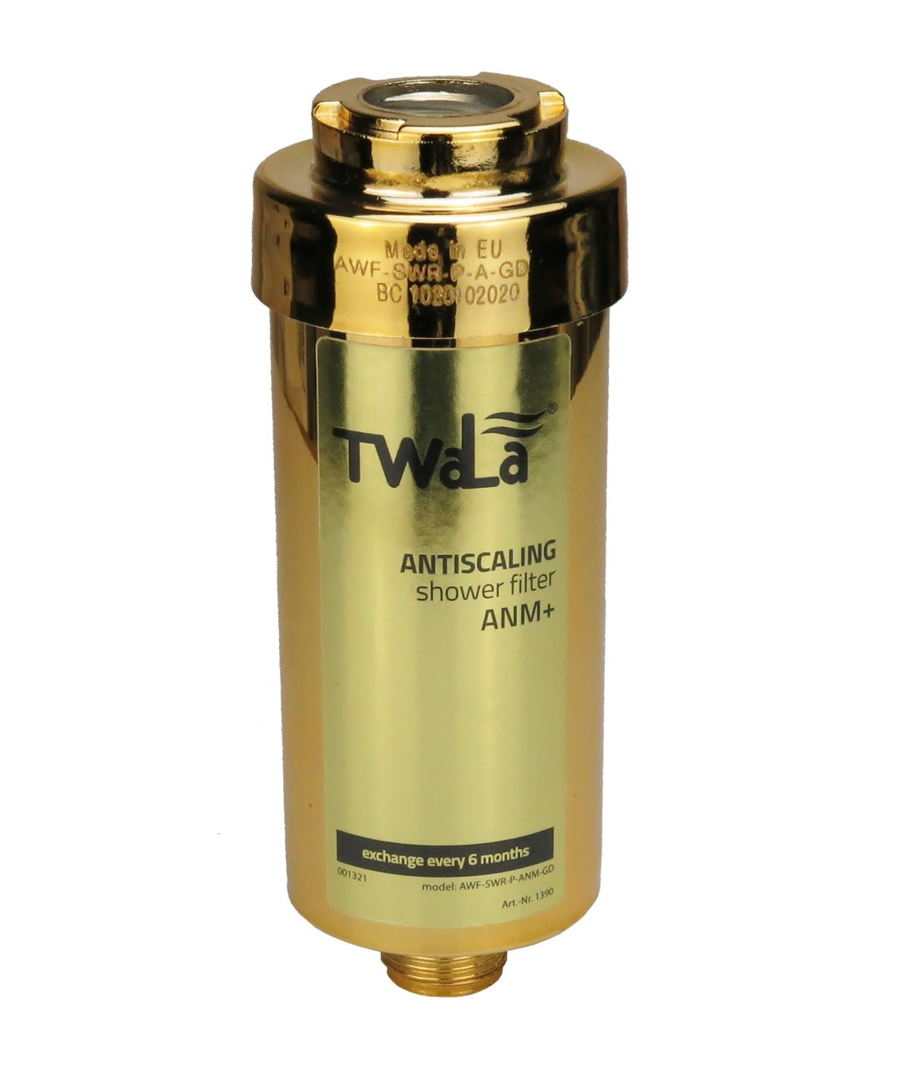 Duschfilter, Gold