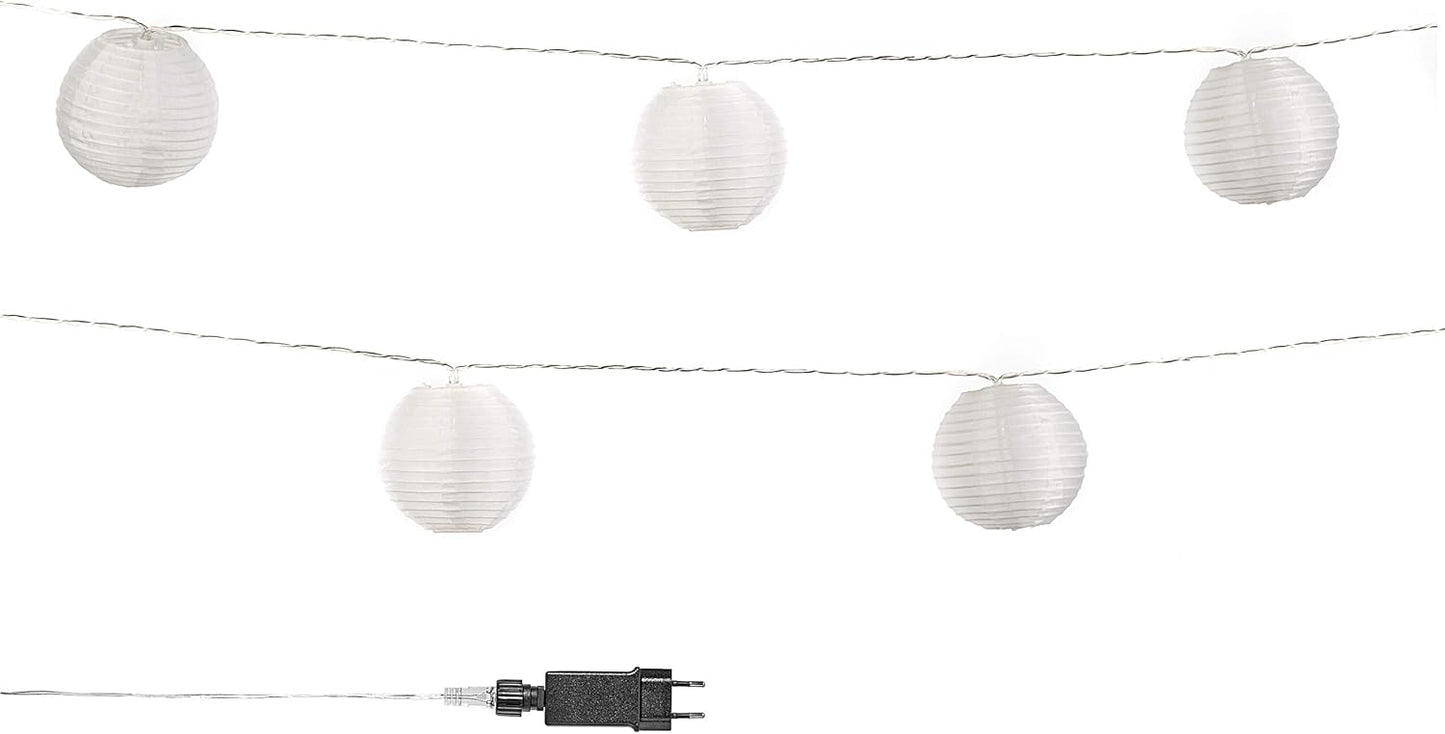 Lampions Lichterkette mit Timer, Stecker