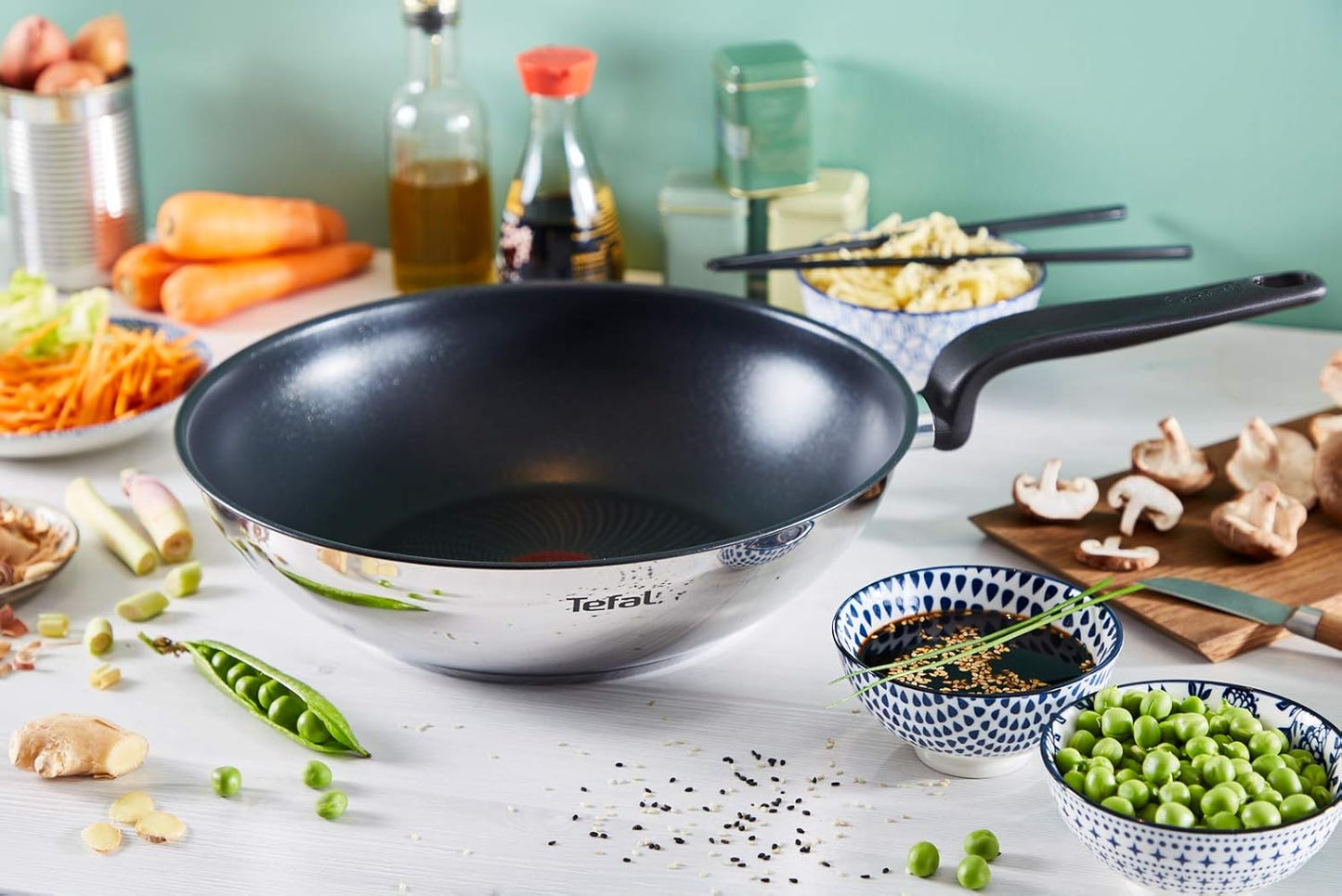 Wok Pfanne - Primary, Wok Antihaftbeschichtung 28 cm