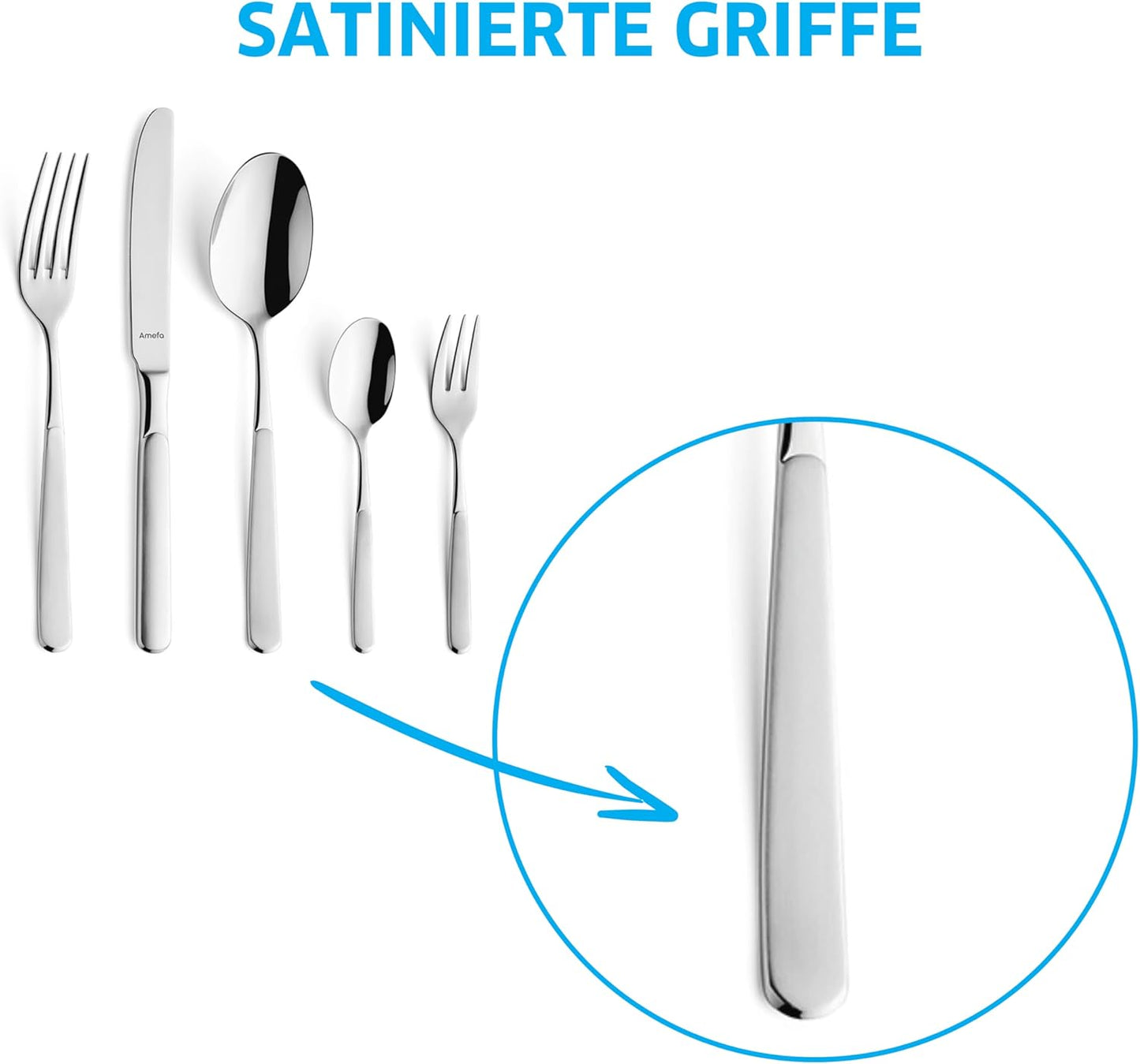 Satina Besteckset für 12 Personen, Satina