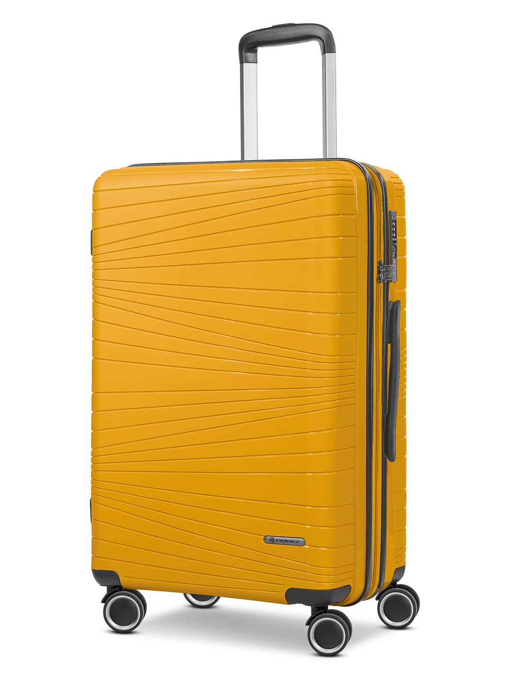Hartschalen-Trolley mit TSA-Schloss, 65 cm, Yellow Koffer M 65 cm erweiterbar