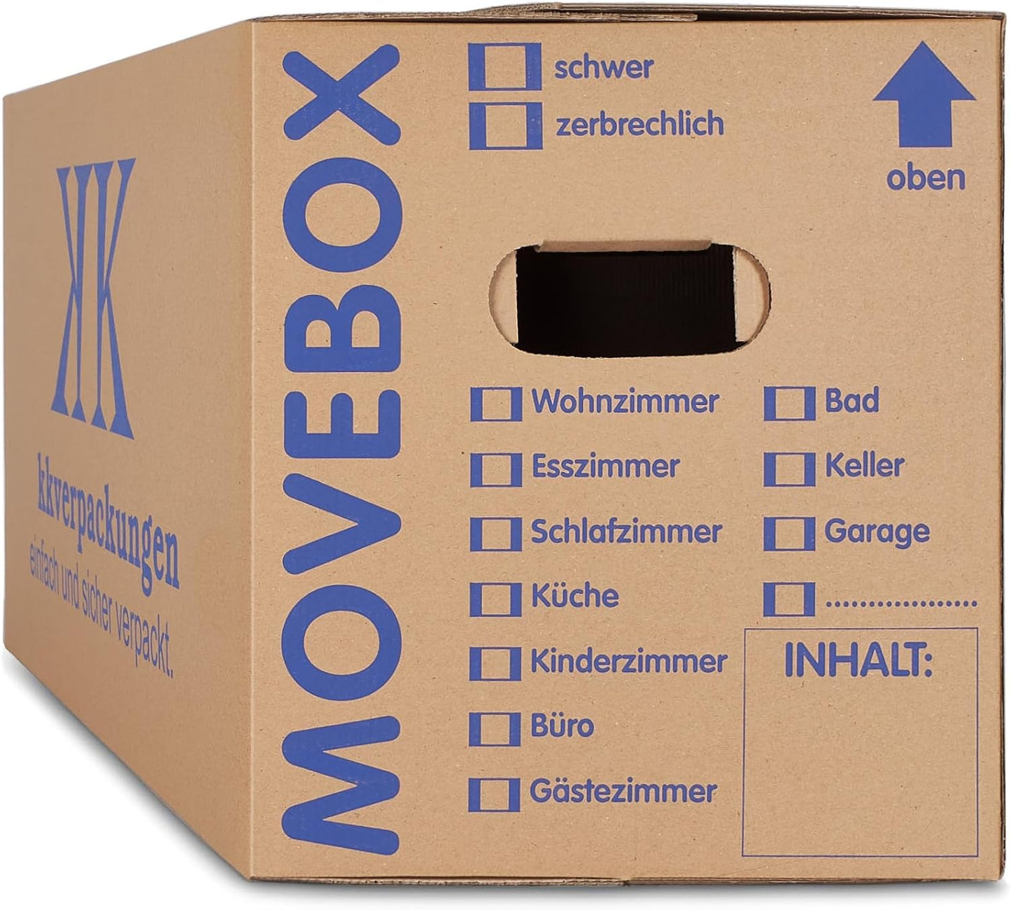 50-teiliges Umzugskartons Set Movebox, 50
