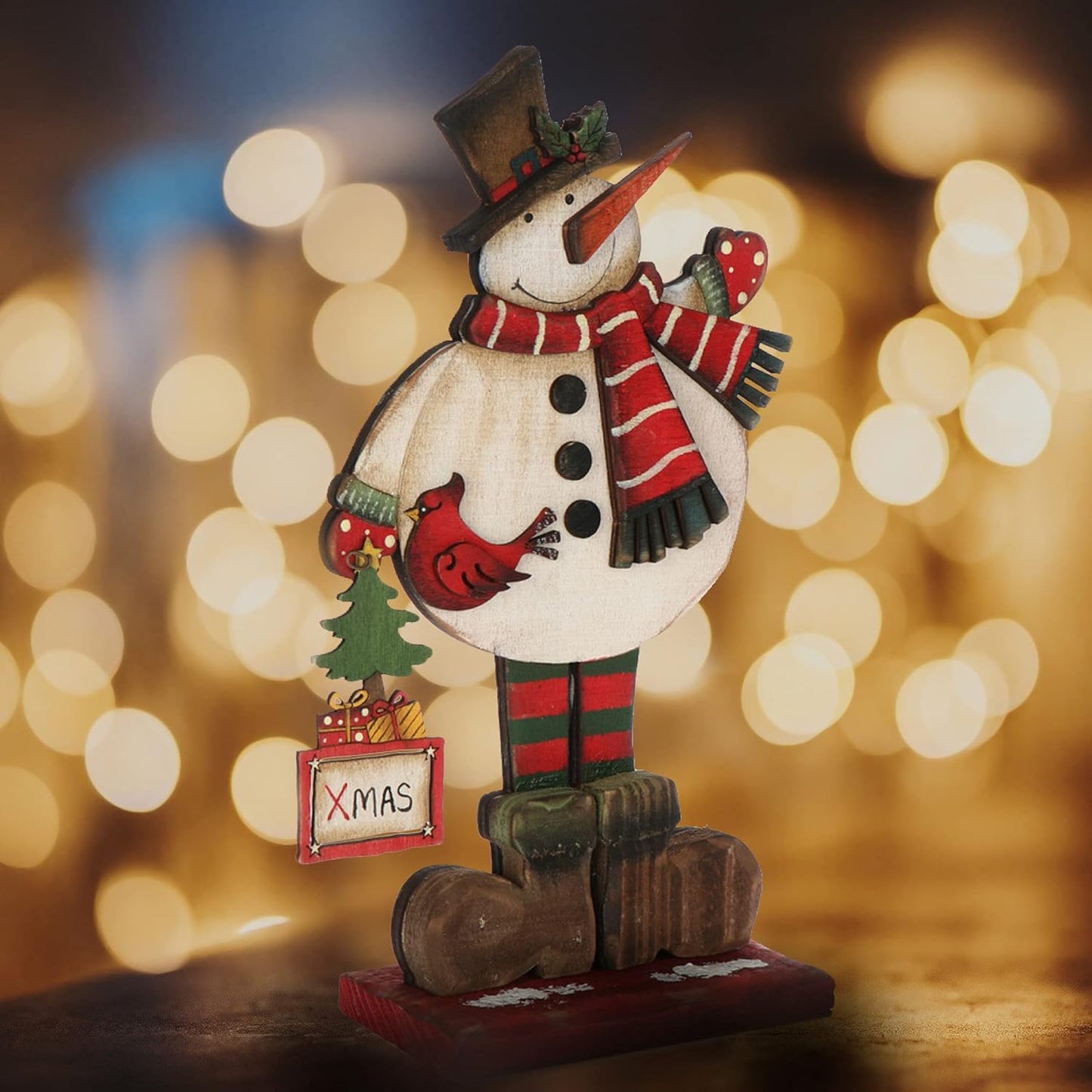 Schneemann Aufsteller X-Mas, Schneemann - X-mas