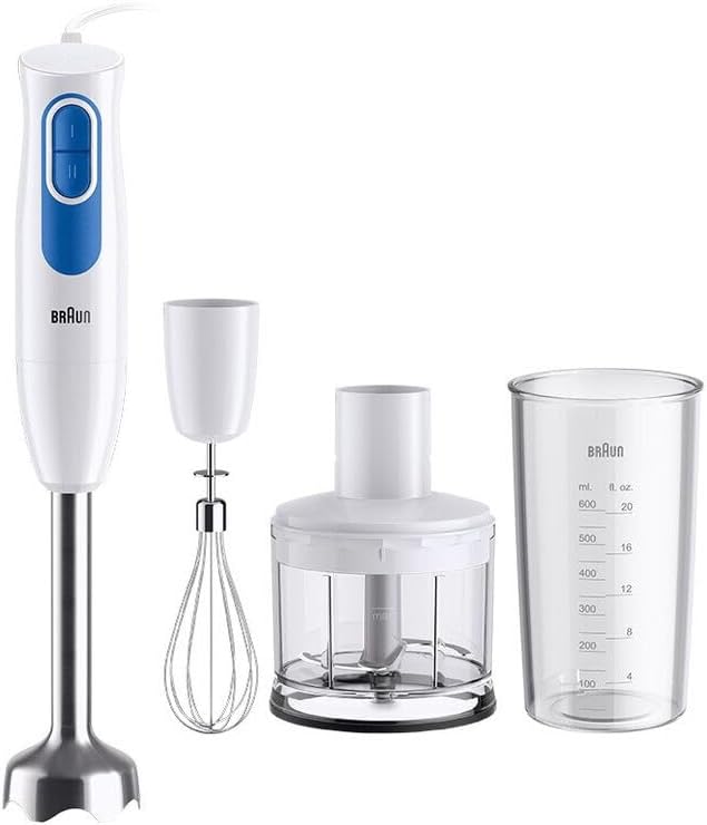 MultiQuick2 Stabmixer-Set mit Zerkleinerer, 2 Geschwindigkeitsstufen