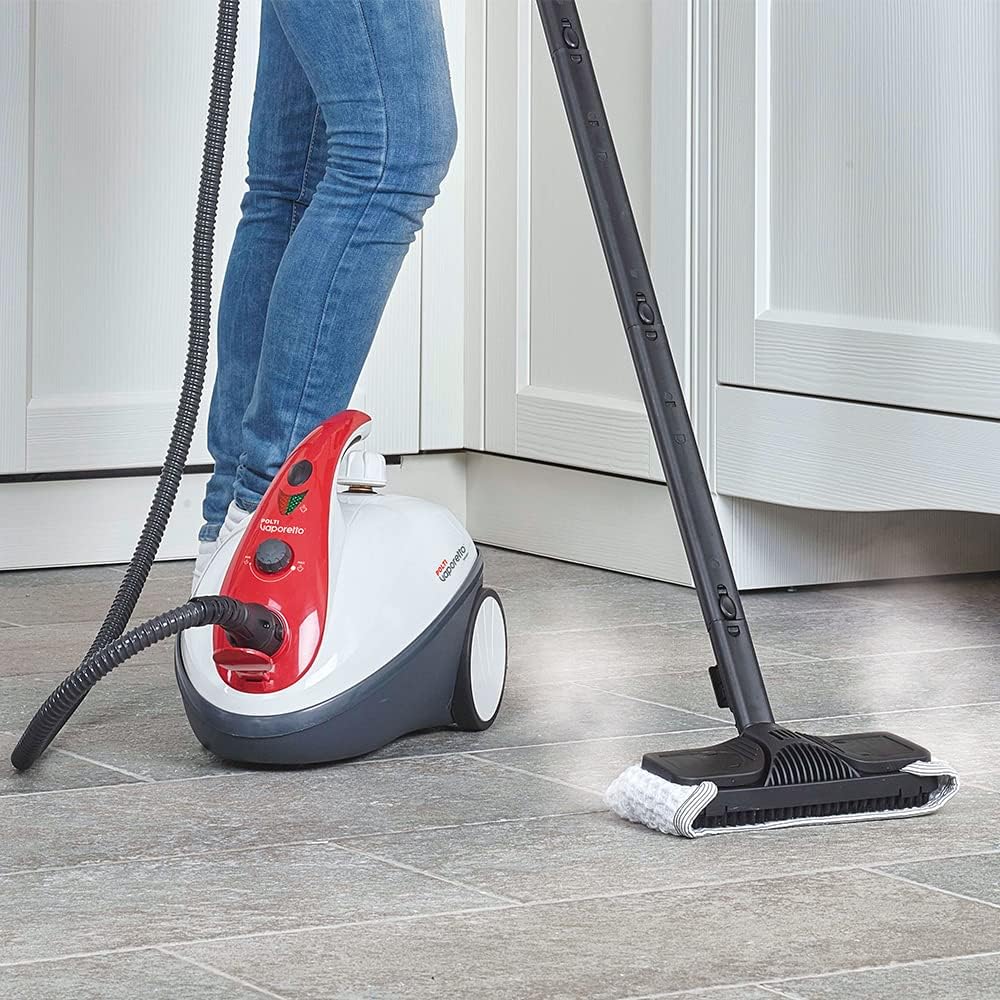 Dampfreiniger Vaporetto Smart 30 R mit Druckkessel und Sicherheitsverschluss, Rot/Weiss