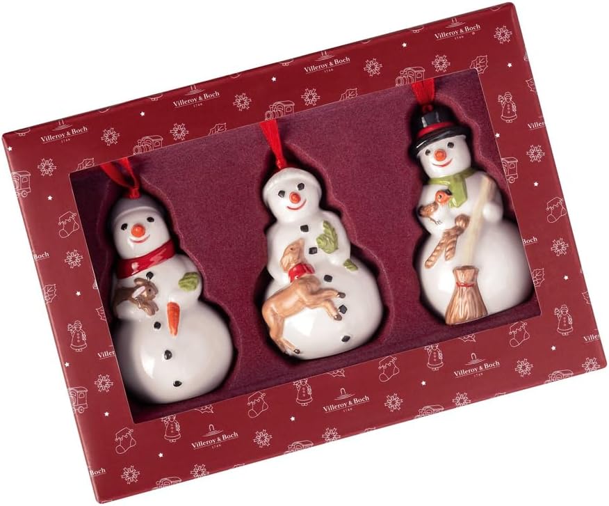 Nostalgic Ornaments 3er-Set Schneemänner