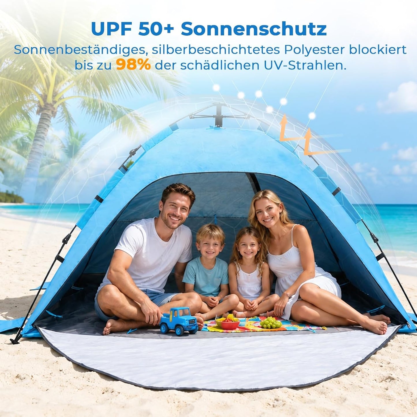 Pop Up Strandmuschel