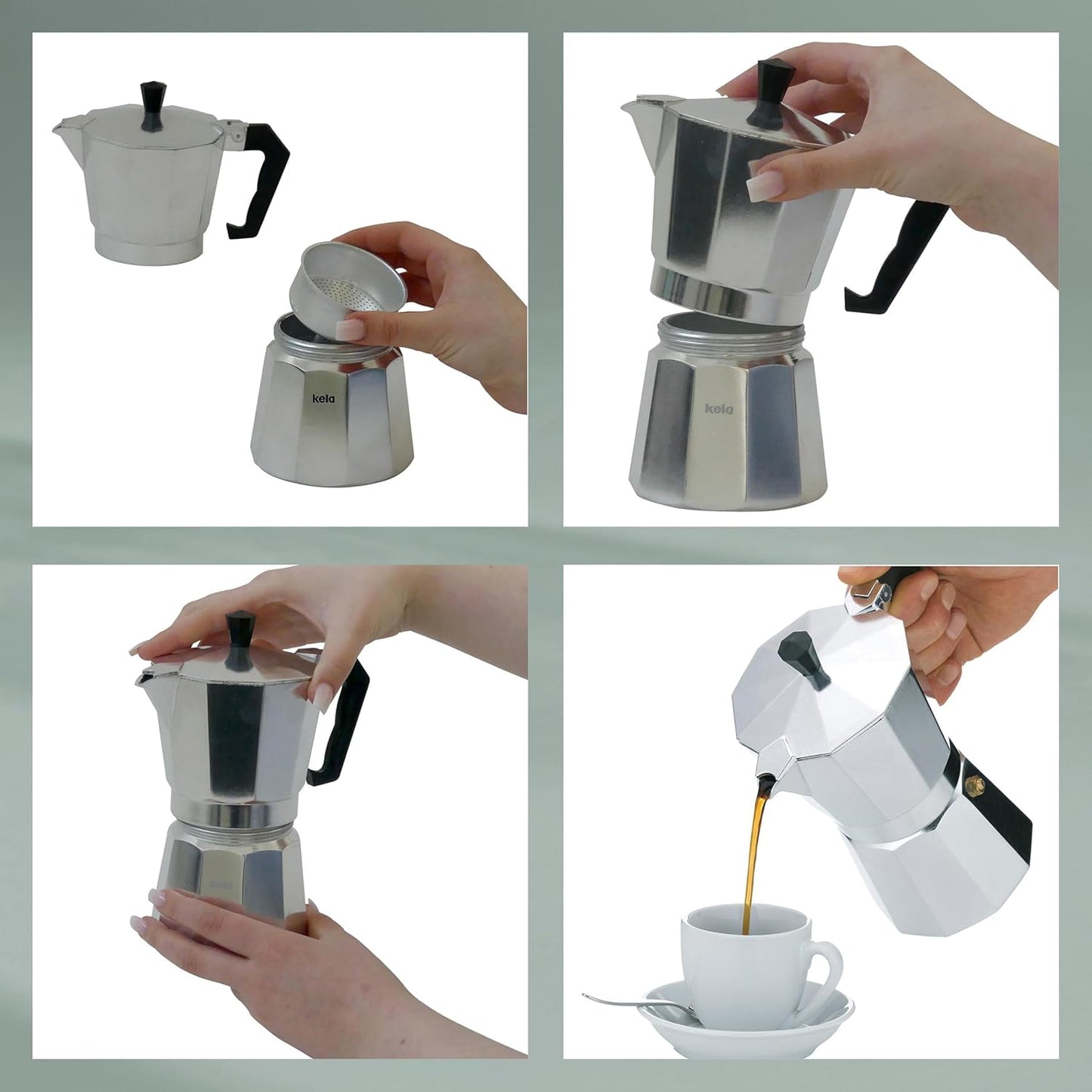 Espressokocher Italia, 450 ml