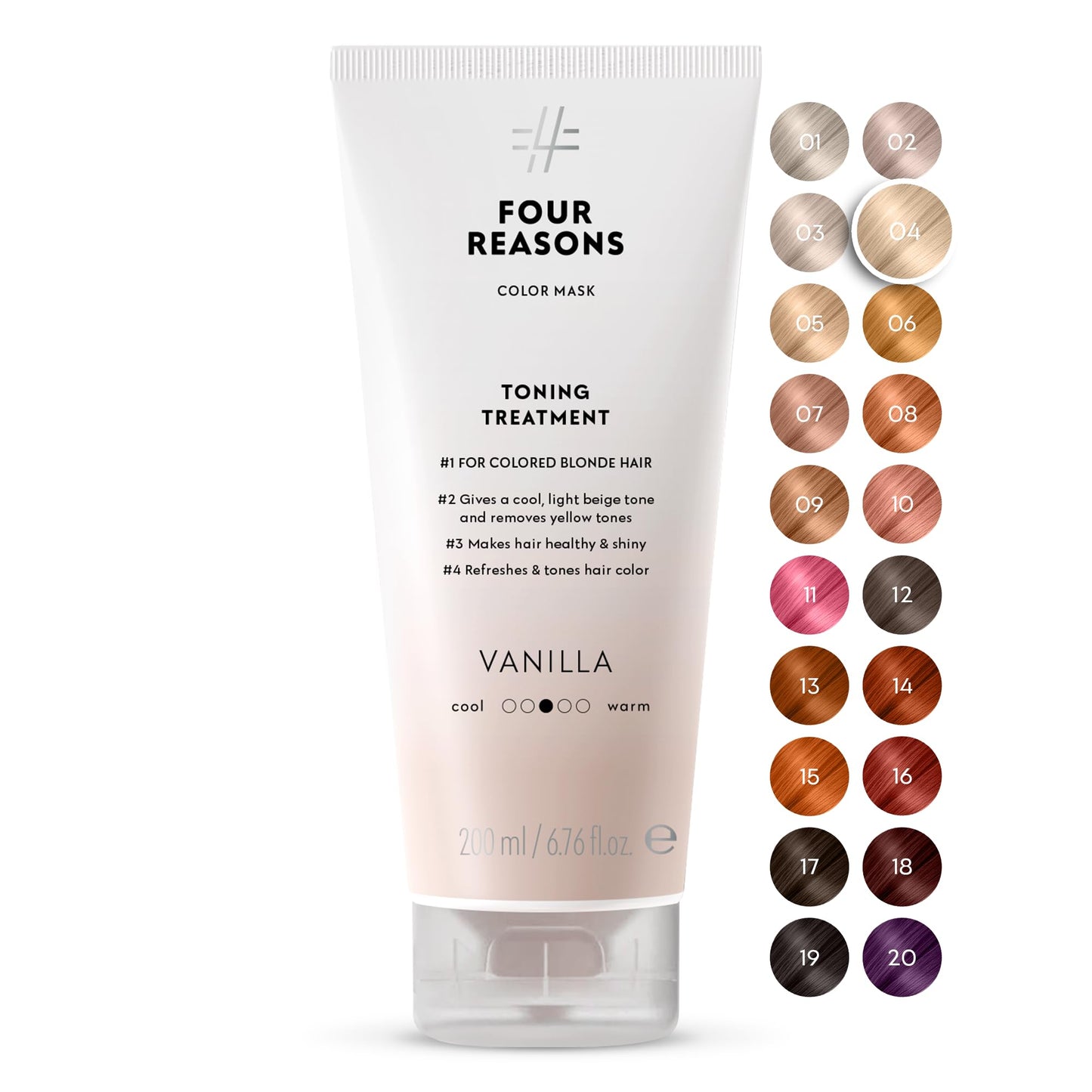 Color Mask Haar-Conditioner Vanilla für coloriertes Haar, 04- Vanilla